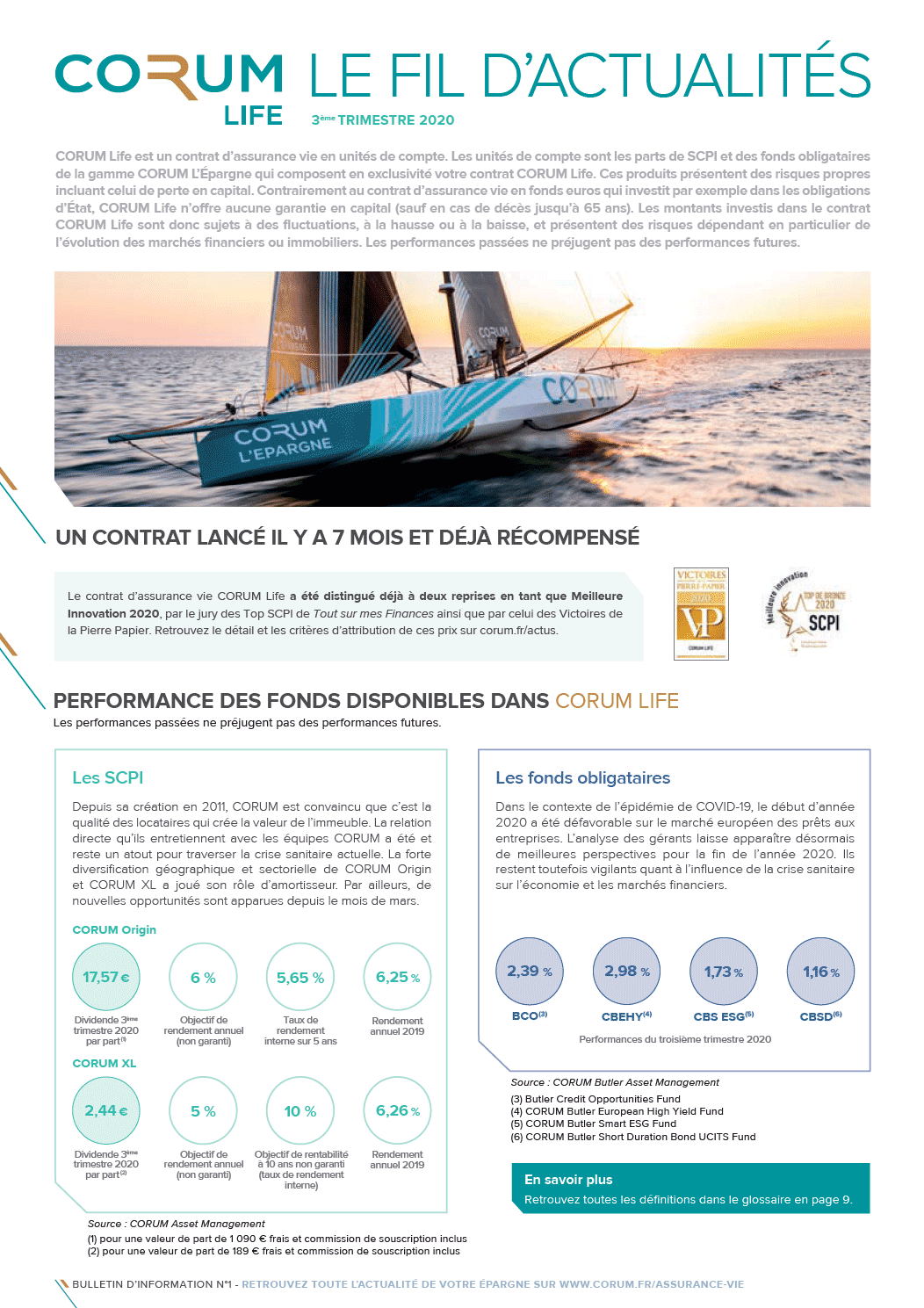 Documentation CORUM Life | CORUM L'Épargne